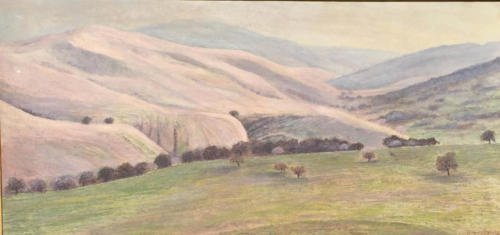 Tehachapi-Creek-above-Caliente-near-the-famous-Train-loop-1981-12X-24-oil